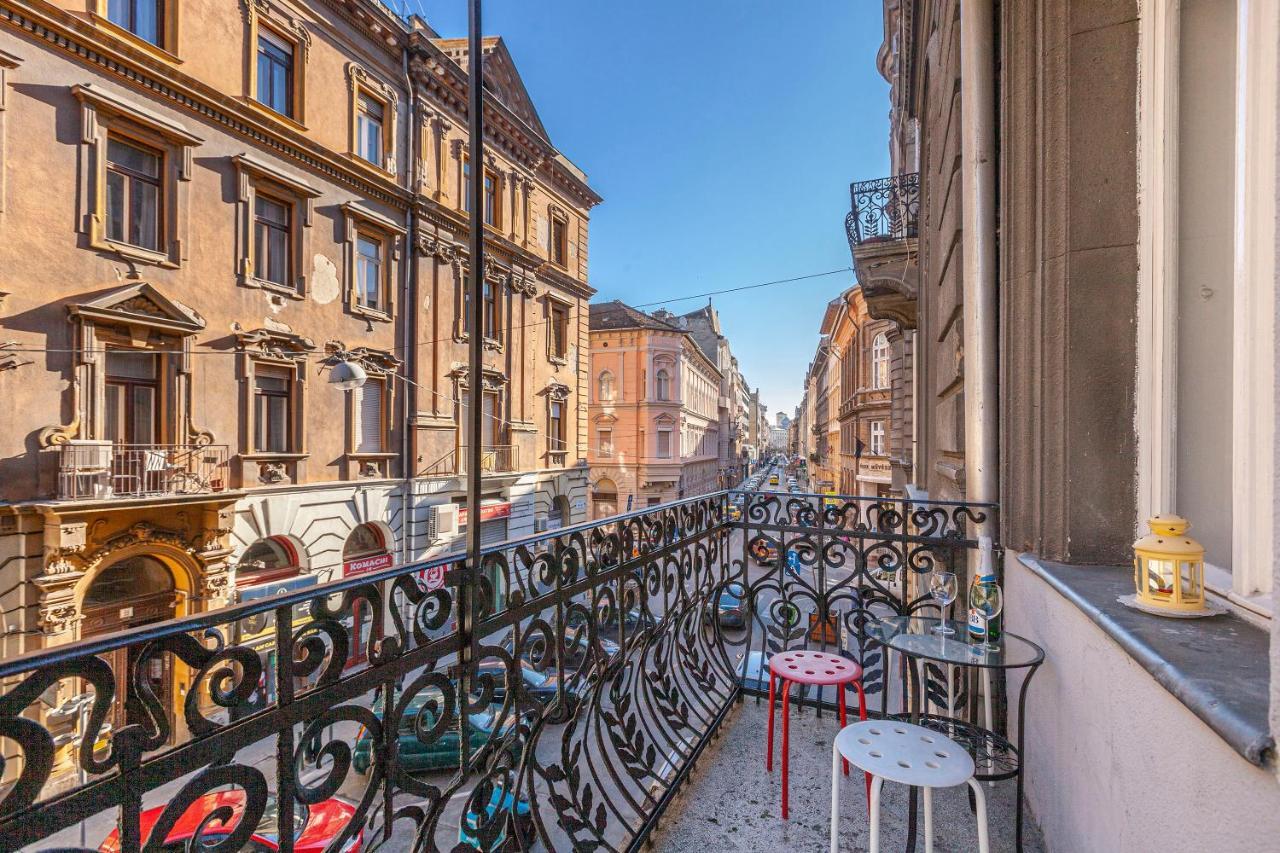 Luxury Art Deco Flat / Big Balcony Apartment Budapest Exterior photo