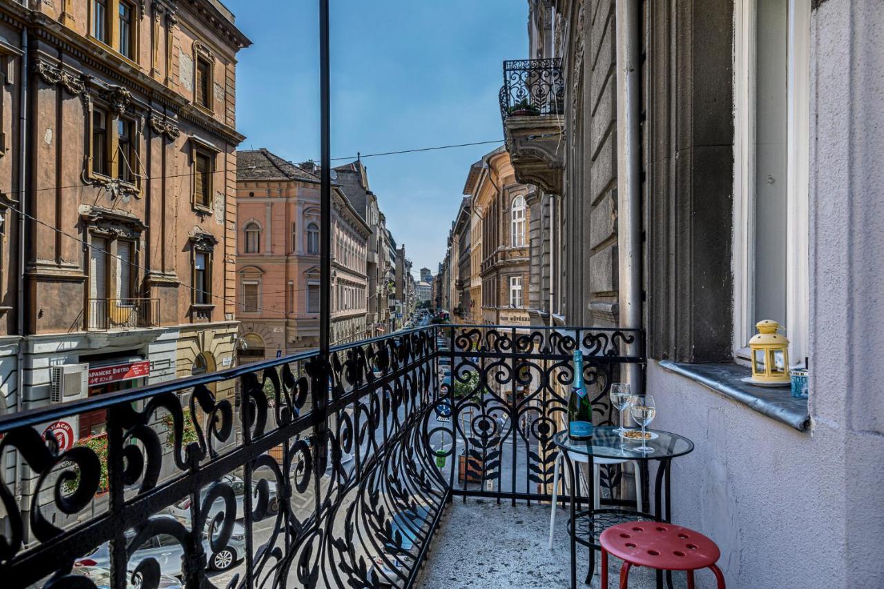 Luxury Art Deco Flat / Big Balcony Apartment Budapest Exterior photo